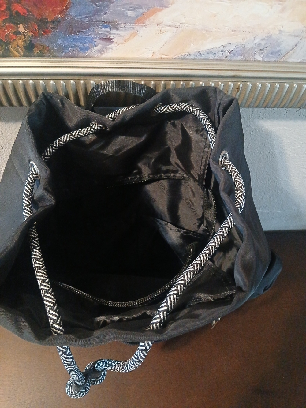 Versace Draw String Backpack New Without Tags - Picture 3 of 4